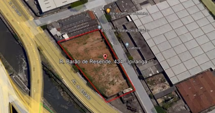 Terreno Comercial à Venda em São Paulo-SP, Bairro Ipiranga - 3.300,00m² de Área