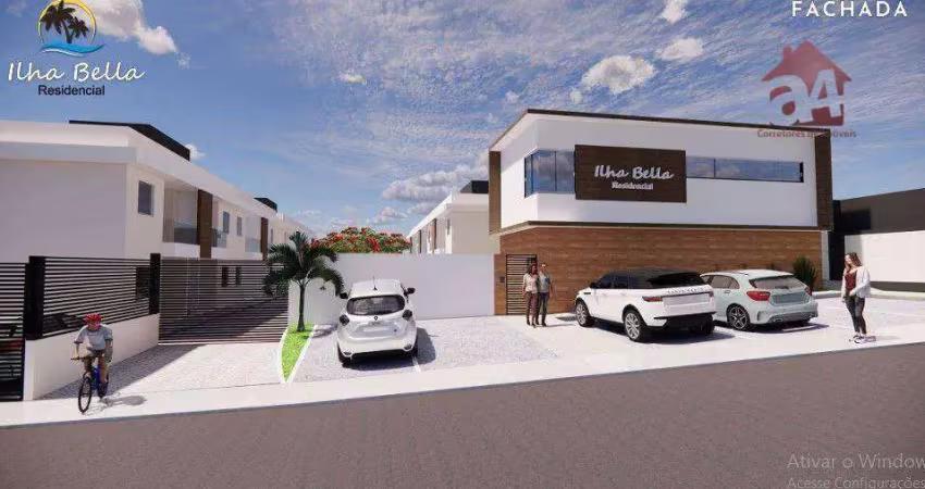 Apartamento com 2 dormitórios à venda, 66 m² por R$ 400.000,00 - Pitangueiras - Lauro de Freitas/BA