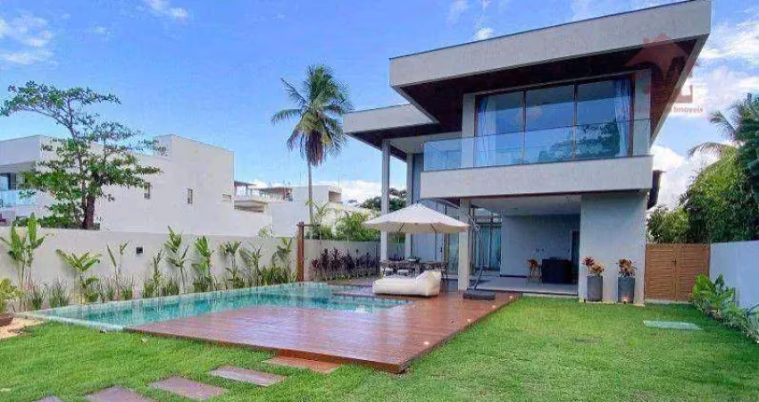 Casa com 7 dormitórios à venda por r$ 7.800.000 - guarajuba - camaçari/ba
