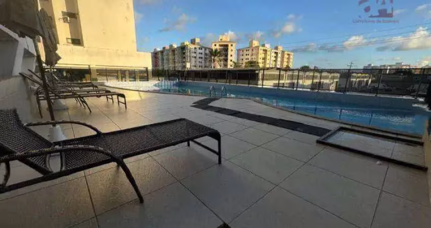 Apartamento com 2 dormitórios para alugar, 57 m² por r$ 2.500,00/mês - centro - lauro de freitas/ba