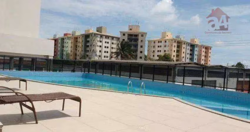 Cobertura com 2 dormitórios para alugar, 100 m² - centro - lauro de freitas/ba