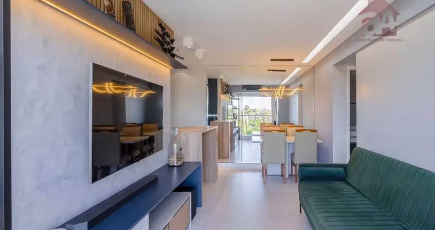 Apartamento mobiliado com 2 dormitórios para alugar, 66 m² - buraquinho - lauro de freitas/ba