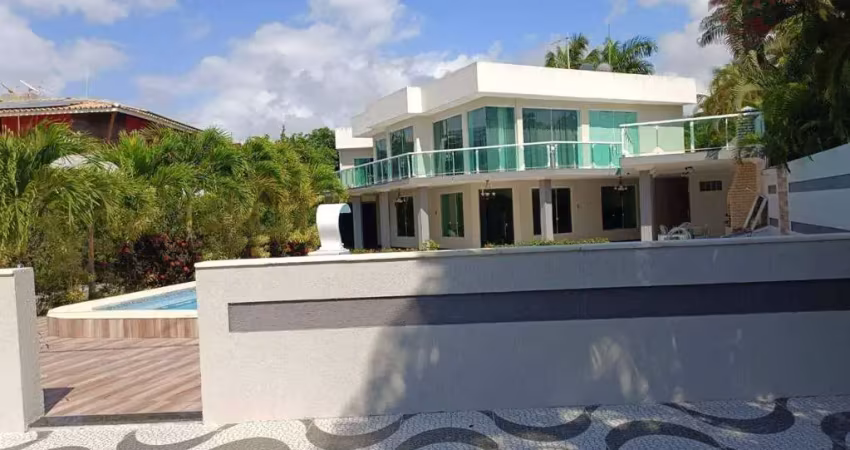 Casa alto padrão com 6 dormitórios à venda, 600 m² - vilas do atlântico - lauro de freitas/ba
