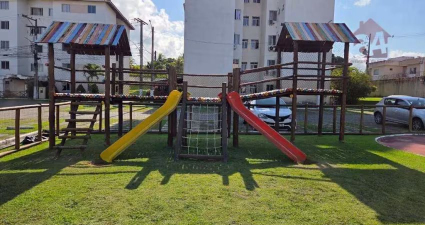 Apartamento com 2 dormitórios para alugar, 49 m² - abrantes - camaçari/ba