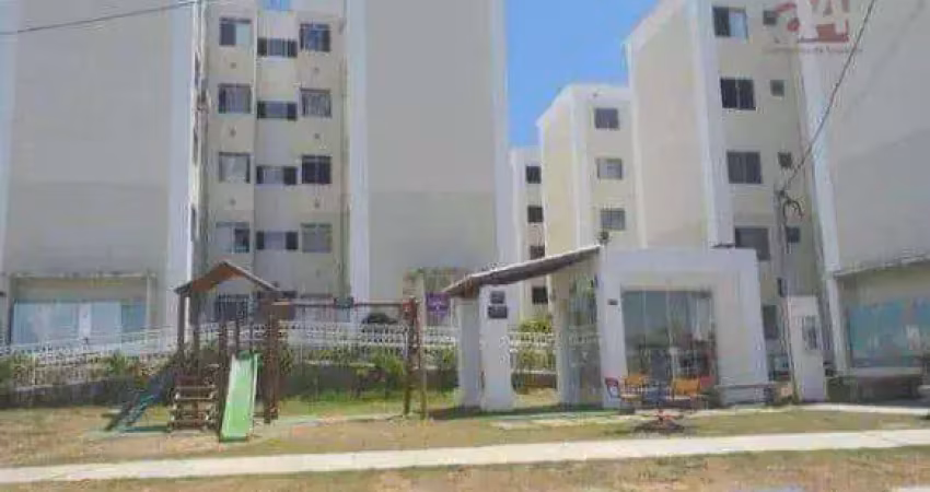 Apartamento com 2 dormitórios para alugar, 40 m² - catu de abrantes - camaçari/ba