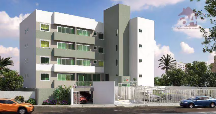 Apartamento com 1 dormitório à venda, 40 m² - caji - lauro de freitas/ba