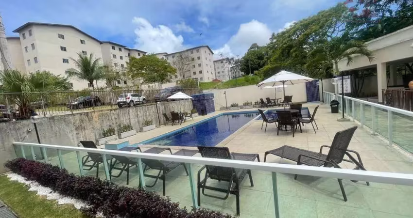 Apartamento semi-mobiliado com 2 dormitórios à venda, 41 m² - vida nova - lauro de freitas/ba