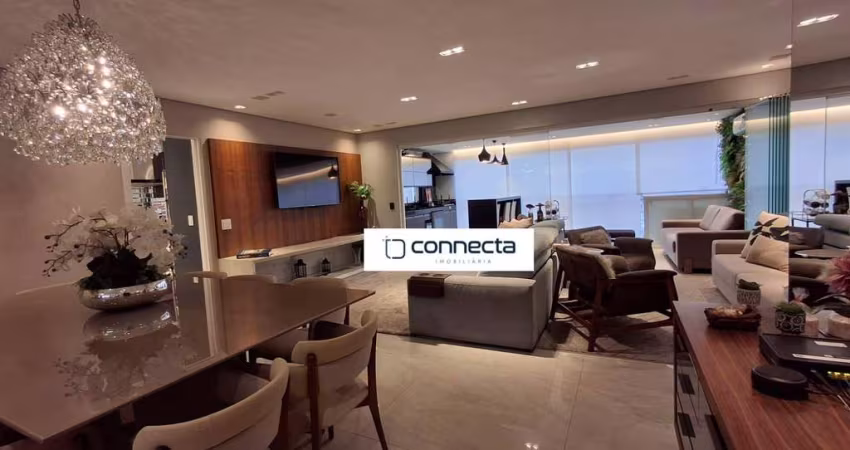 Apartamento com 154 m² mobiliado com 3 dormitórios, 3 suítes, 3 vagas de garagem à venda por R$ 2.200.000 - Jardim Flor da Montanha - Guarulhos/SP