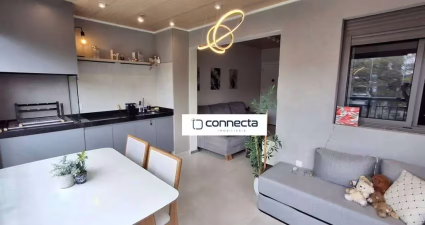 Venda de apartamento mobiliado com 57m², 02 dormitórios, 01 suíte, varanda gourmet, 01 vaga de garagem, lazer completo no macedo, guarulhos/sp