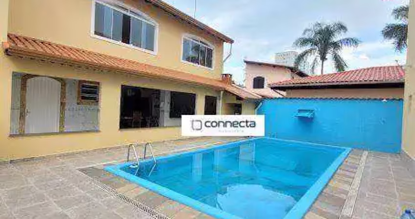 Casa com 4 suítes e piscina à venda, 395 m² por r$ 1.100.000,00balneário flórida - praia grande/sp
