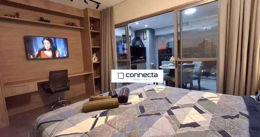 Studio mobiliado 39 metros, 01 vaga de garagem, lazer completo, à venda no giardino gran maia- macedo/ guarulhos