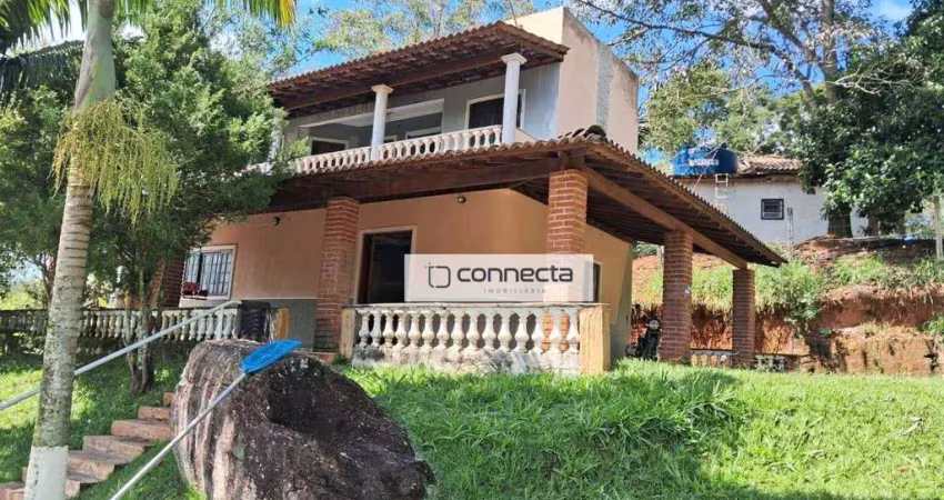 Chácara com 2 dormitórios, 4727 m² - venda por r$ 430.000 ou aluguel por r$ 2.558/mês - jardim de portugal - santa isabel/sp