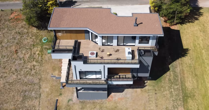 Modernidade, conforto e natureza: casa com 3 suítes e vista espetacular - residencial ecológico