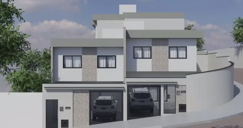 Casa geminada duplex três quartos - santa luzia / mg