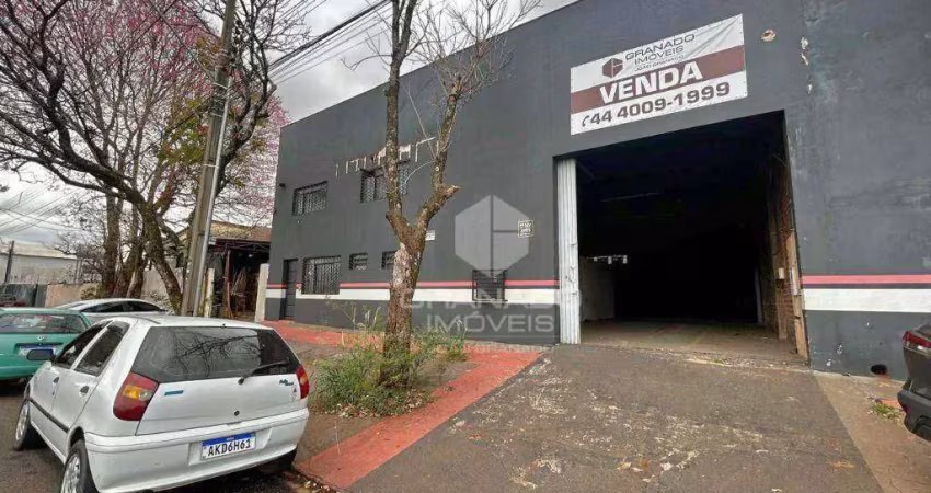 Barracão, 402 m² - venda por r$ 1.500.000,00 ou aluguel por r$ 7.500,00/mês - jd paulista - maringá/pr