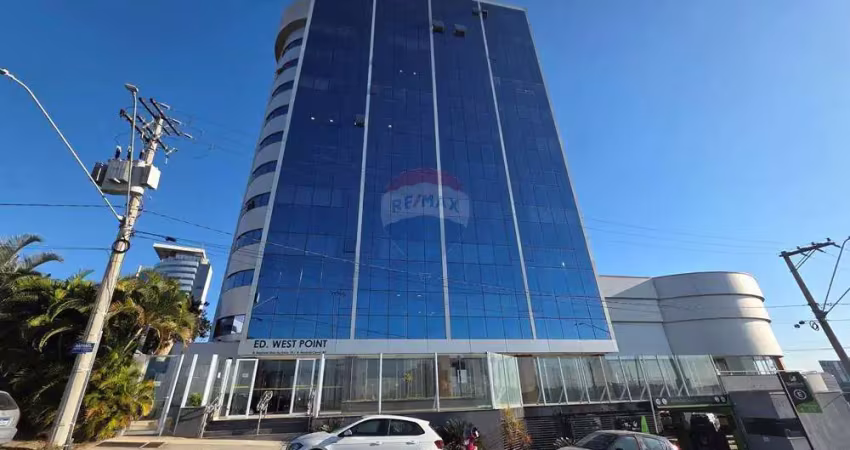 Sala comercial para locação no edifício west point – parque campolim, sorocaba