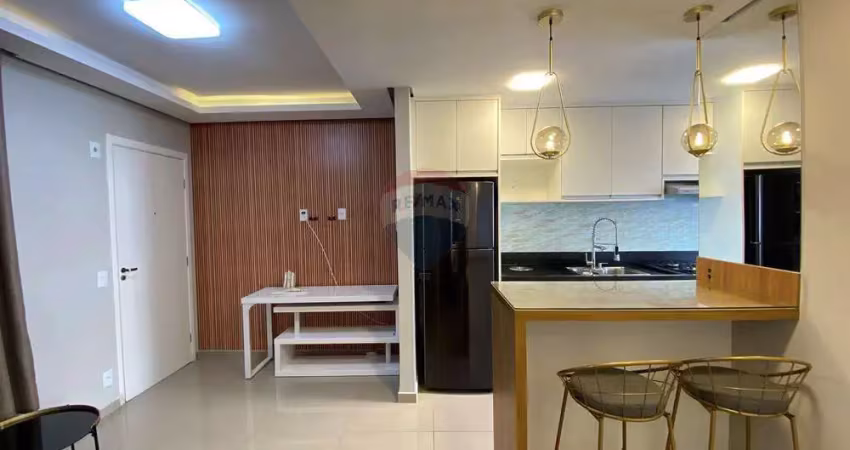 Apartamento mobiliado para locação, 2 quartos – lar londres