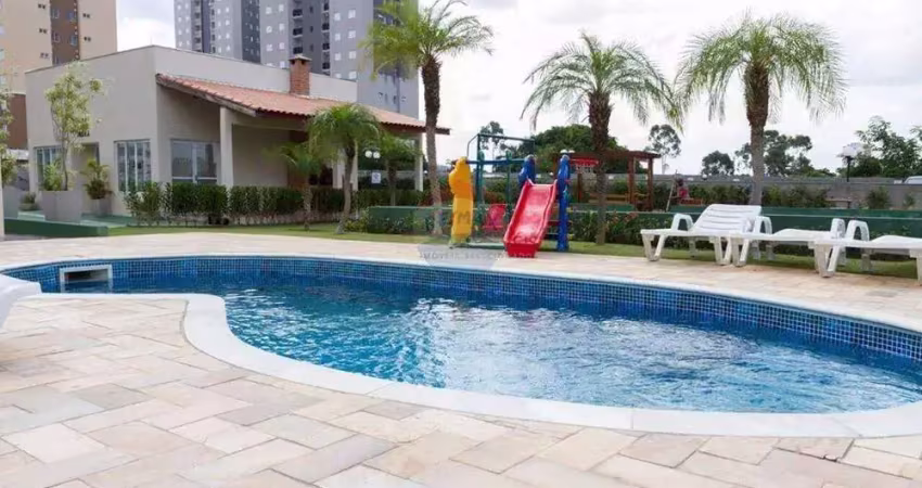 Excelente apartamento com 2 dormitórios, sala ampla, 01 vaga para veículo, clube com piscina ,  disponível para locação em sorocaba sp
