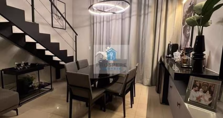 Loft duplex na Pituba, totalmente climatizado e MOBILIADO com móveis planejados, varanda integrada a sala, 1 quarto, dois banheiros (suíte e social) e