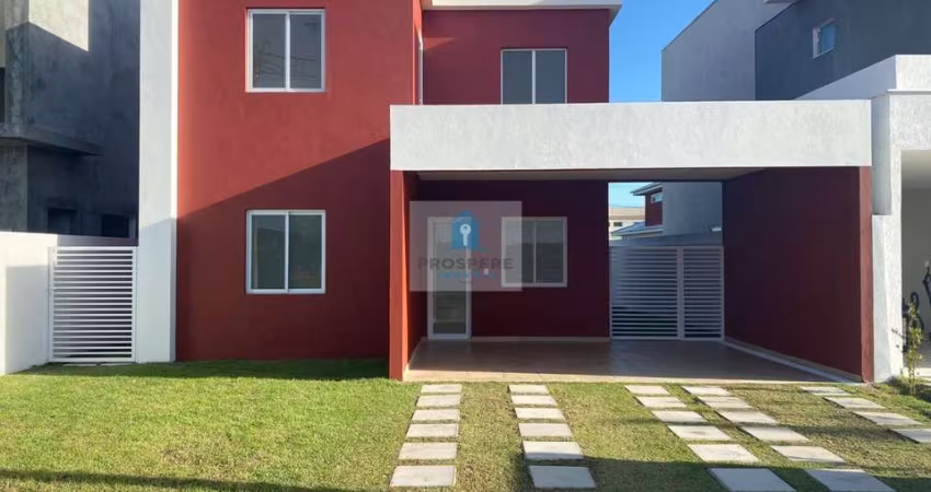 Casa Duplex: 3 quartos, 4 banheiros, 2 vagas de garagem, varanda. Condomínio com infraestrutura completa, segurança/portaria 24hrs e lazer.