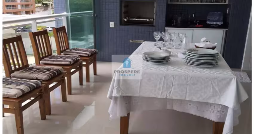 Apartamento no greenville, 4 quartos sendo 3 suítes, nasceste varanda gourmet e 3 vagas de garagem