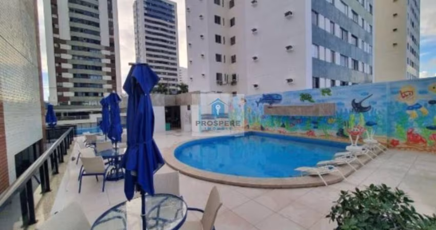 Apartamento em Armação , PORTEIRA FECHADA, 2 quartos sendo  (1 suíte) 73m2, com armários planejados, decorado , 2 garagens.