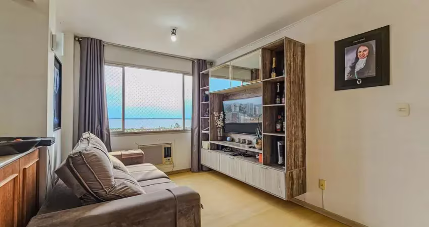 Excelente apto 2 dormitórios com linda vista pro guaíba