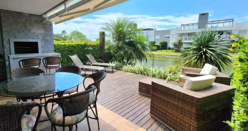Apartamento Garden no Rossi Atlântida, Beira Lago com 2 quartos e 131m² privativ