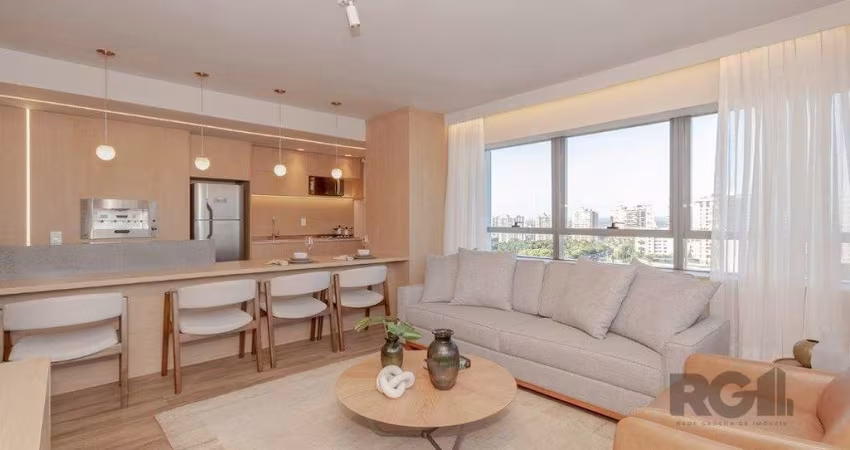 Apto de 1 dormitório com 60m² pronto para morar com 2 vagas e vista panorâmica
