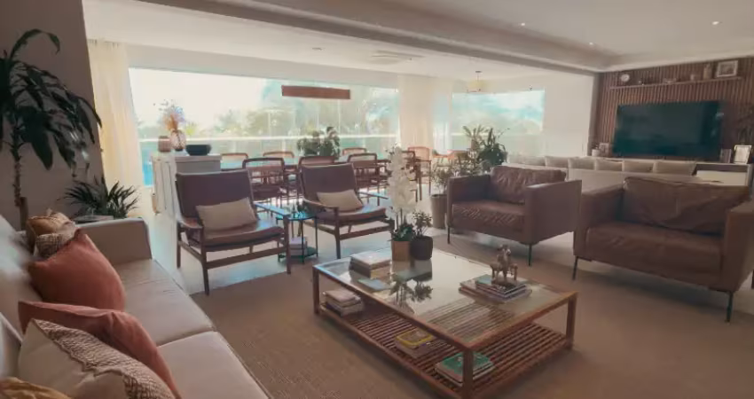 Apartamento 165m² alto padrão com 3 suítes e varanda gourmet de luxo