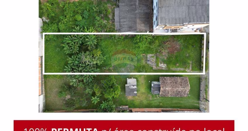 Terreno com 975 m² próximo ao CENTRO | 100% PERMUTA por área construída no local