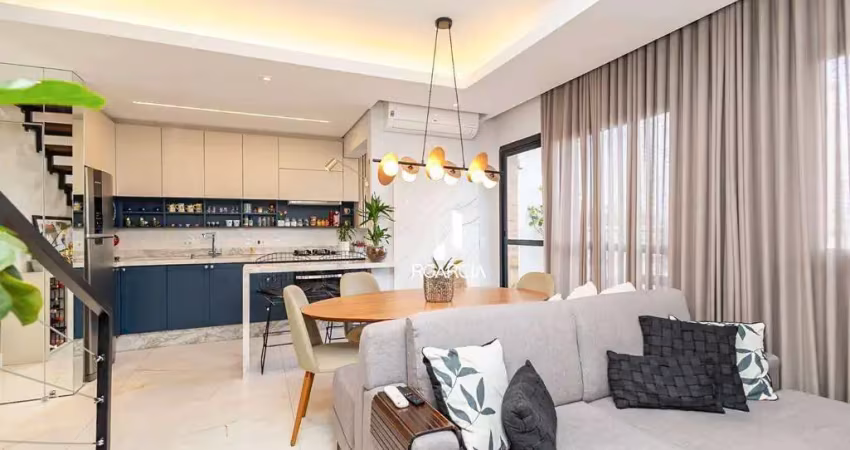 Apartamento duplex com 2 dormitórios à venda, 78 m² por r$ 949.000,00 - vila izabel - curitiba/pr