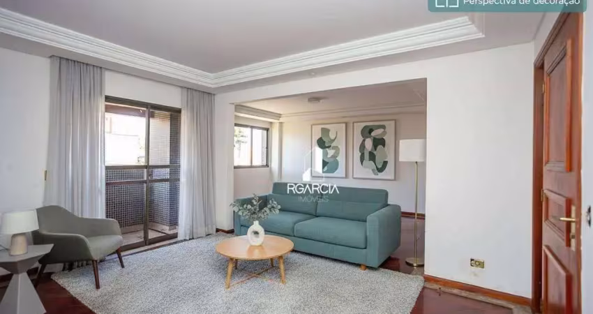 Apartamento com 4 dormitórios à venda, 201 m² por r$ 1.280.000,00 - mercês - curitiba/pr