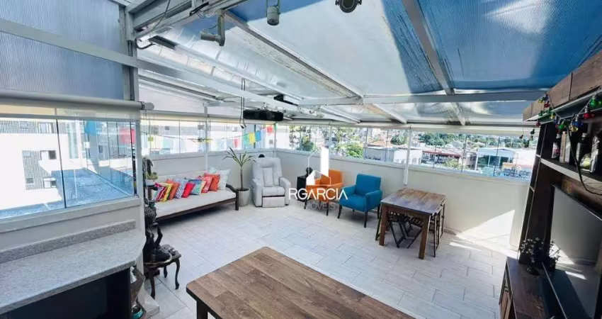 Cobertura com 2 dormitórios à venda, 134 m² por r$ 660.000,00 - ahú - curitiba/pr