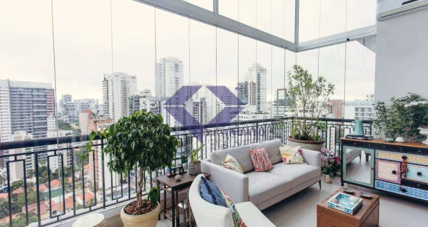 Apartamento duplex a venda com 3 suítes e 3 vagas no campo belo com 225m²
