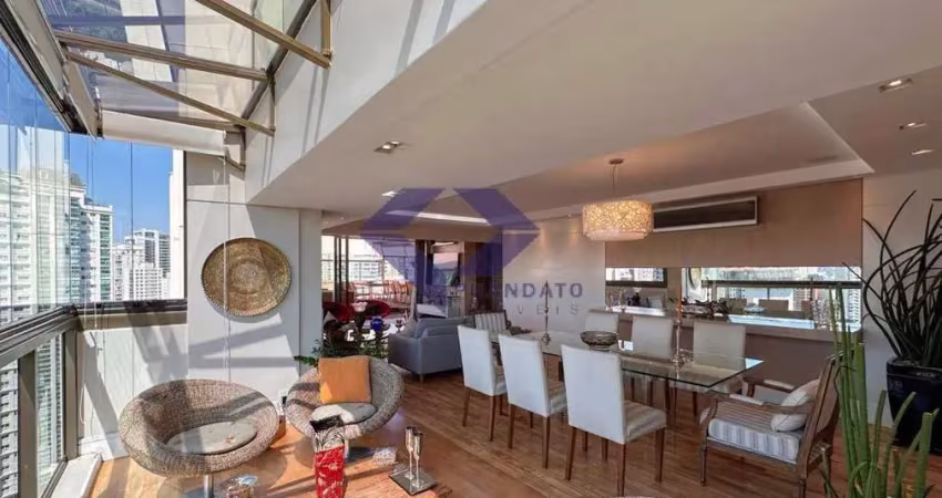 Cobertura  a venda 240m²  com 3 suítes e 4 vagas no campo belo