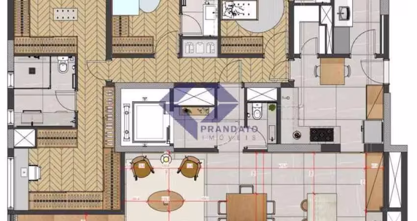Apartamento a venda com 3 suítes e 3 vagas andar alto no campo belo sp