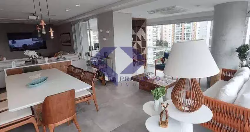 Apartamento a venda com 211m², 3 suítes e 3 vagas no campo belo