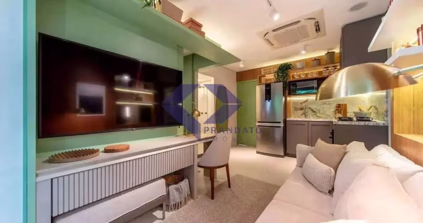 Apartamento a venda com 47m² 2 dormitórios e 1 vaga no brooklin sp