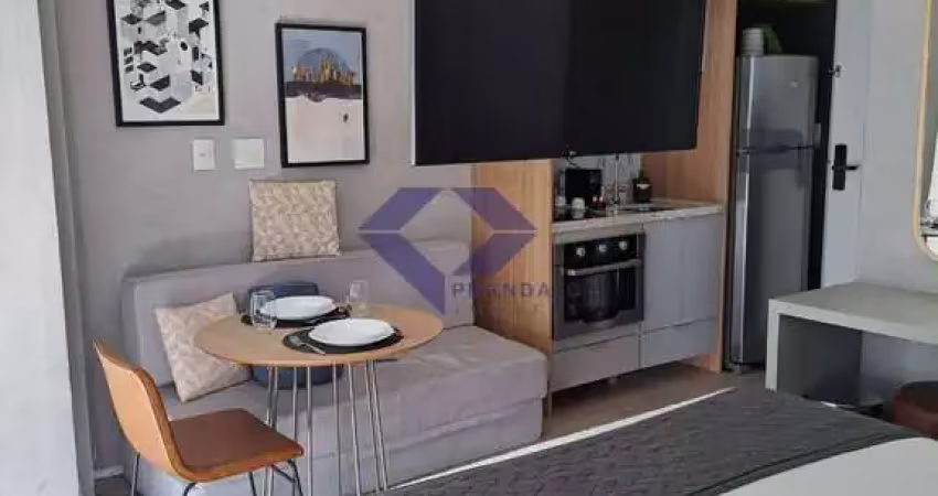 Apartamento a venda com studio e 1 vaga em moema com 24m²