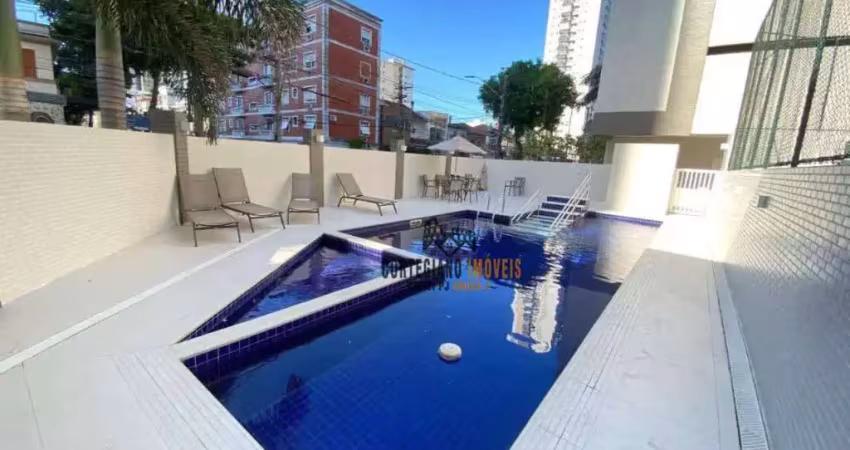 Apartamento à venda, 128 m² por r$ 1.500.000,00 - embaré - santos/sp