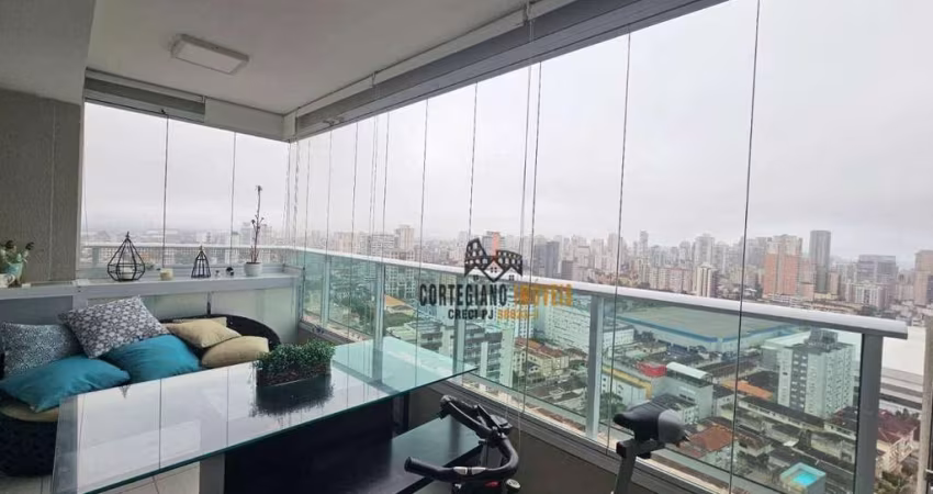 Apartamento com 3 dormitórios à venda, 88 m² por R$ 1.300.000,00 - Campo Grande - Santos/SP