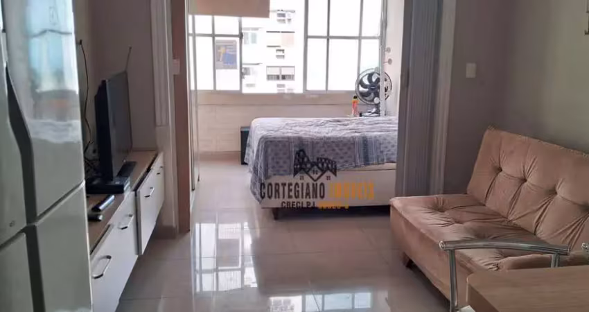 SALA-LIVING DIVIDIDA EM 1 DORMITÓRIO, MOBILIADA , PRAIA BOQUEIRÃO À VENDA ! ! !