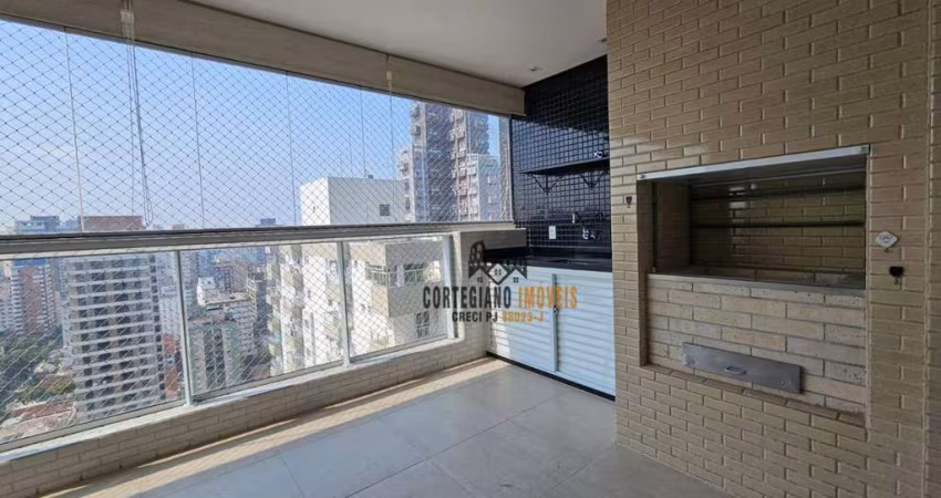 Pompéia, Santos - Alto Padrão - Lindo Apartamento com 3 Suítes à Venda !
