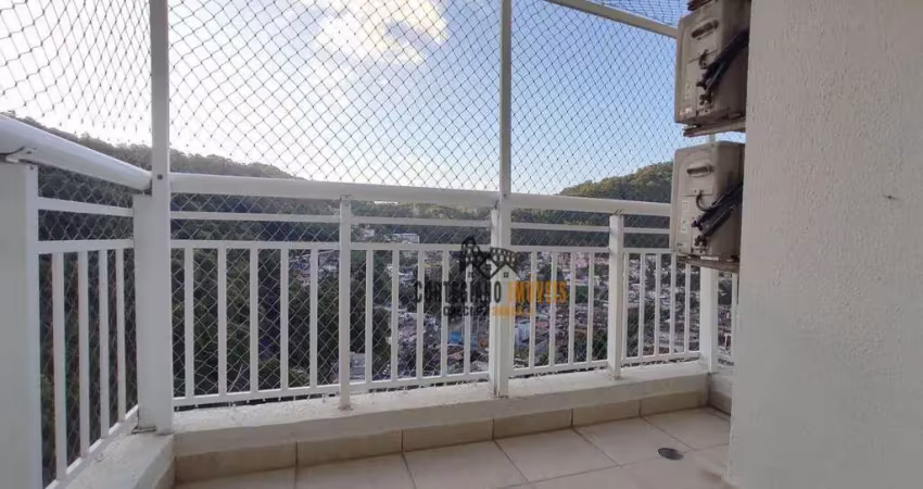 Apartamento com 2 dormitórios à venda, 63 m² por r$ 580.000,00 - marapé - santos/sp