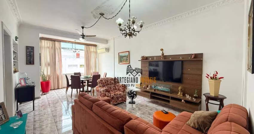 Apartamento com 3 dormitórios à venda, 140 m² por R$ 690.000 - 01 Quadra da Praia Boqueirão - Santos/SP