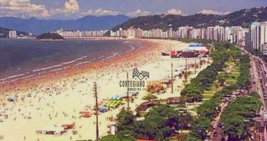 Apartamento com 1 dormitório à venda, 46 m² por R$ 285.000,00 - Boqueirão - Santos/SP