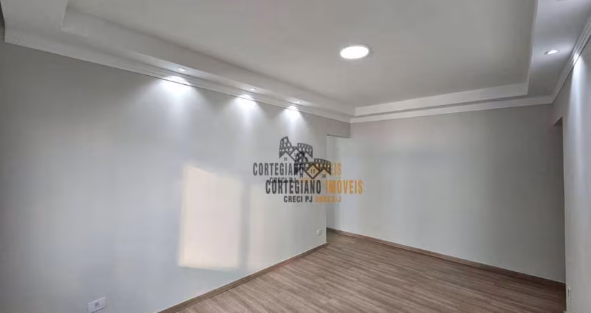 Apartamento com 3 dormitórios para alugar, 80 m² por R$ 3.100,02/mês - Vila Mathias - Santos/SP