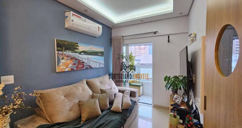 Apartamento com 1 dormitório para alugar, 50 m² por R$ 5.500,02/mês - Vila Matias - Santos/SP