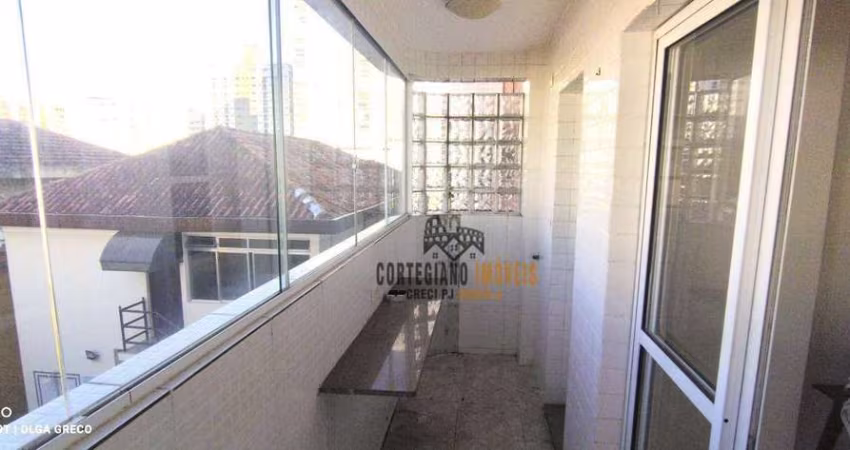 Apartamento com 2 dormitórios à venda, 80 m² por R$ 530.000,00 - Campo Grande - Santos/SP